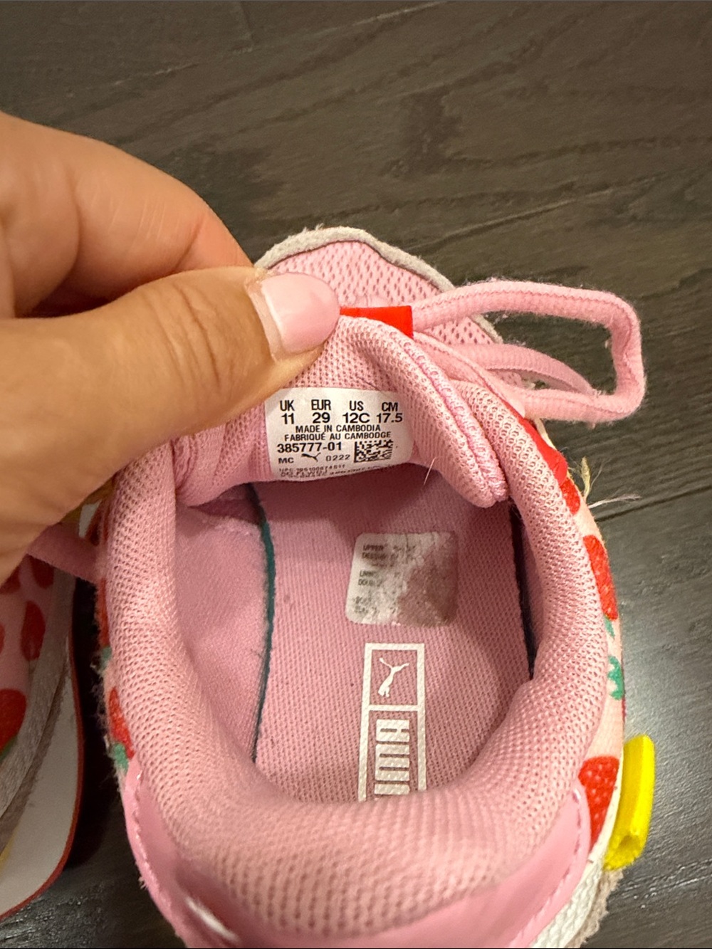 Puma pink sneakers size 12 - Picture 5 of 5